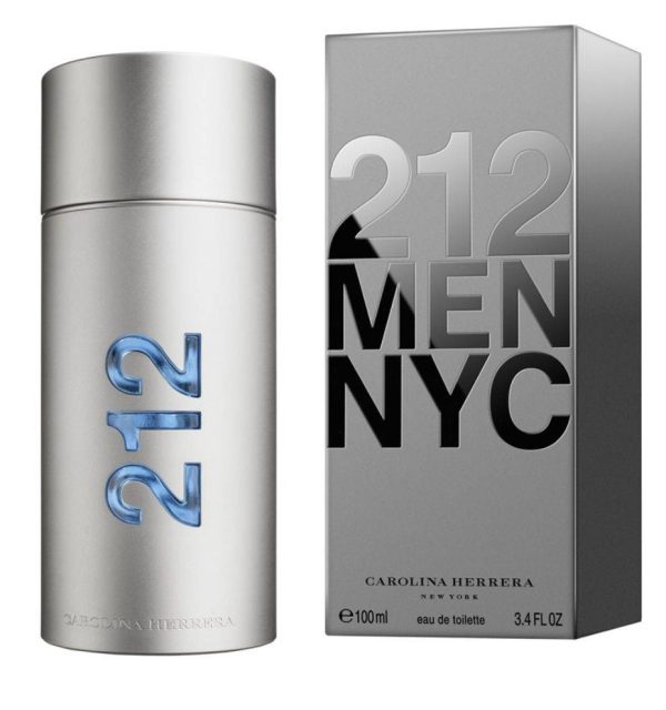 عطر ادکلن ۲۱۲ مردانه نقره ای NYC Carolina Herrera 212 Men