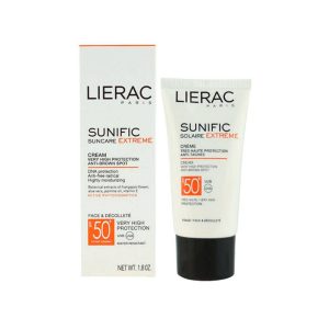 کرم ضد آفتاب لیراک lierak سری Sunific مدل Solaire Extreme spf50