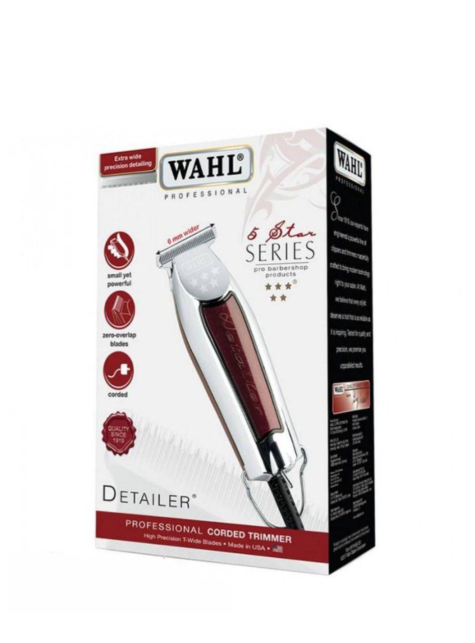 -9223372036854775808_-211620 (1) ماشین اصلاح خط زن و حجم زن وال دیتیلر 5 ستاره سیم دار WAHL DETAILER