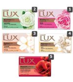 صابون لوکس LUX اصلی در 5 رنگ متفاوت بسته 6 عددی 170 گرمی بسته 6 عددی هر مدل 350 هزار تومان