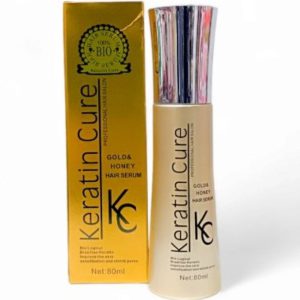 روغن آرگان مو بیو حاوی کراتین Keratin Cure Gold Serum 80ml BIO