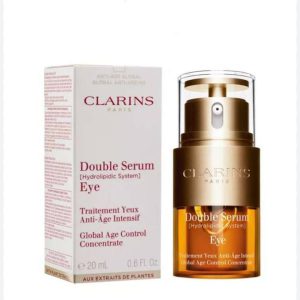 سرم جوانساز و روشن کننده دور چشم Double Serum کلارنس CLARINS