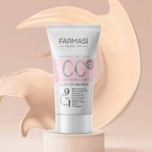 سی سی کرم ۹در ۱ با spf 25 با خاصیت کلاژن سازی و ضد لک حجم ۵۰میل