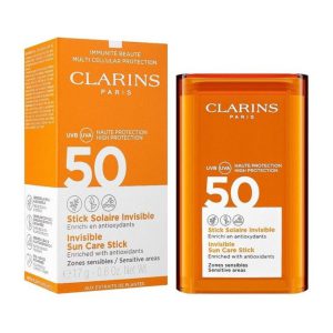 ضد آفتاب استیکی کلارنس بی رنگ Clarins Sun Stick SPF50