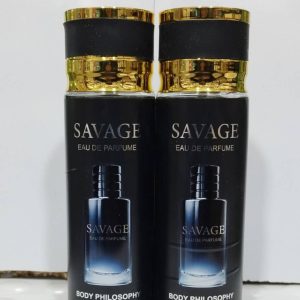 بادی اسپلش و عطر بدن 250 میل عربی ساواج SAVAGE اصلی 24 ساعت ماندگاری و پخش بوی بسیار عالی