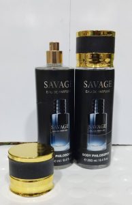بادی اسپلش و عطر بدن 250 میل ساواج SAVAGE اصلی 24 ساعت