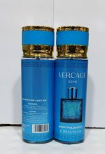 بادی اسپلش و عطر بدن 250 میل عربی ورساچه اروس مردانه اصلی 24 ساعت ماندگاری و پخش بوی بسیار عالی