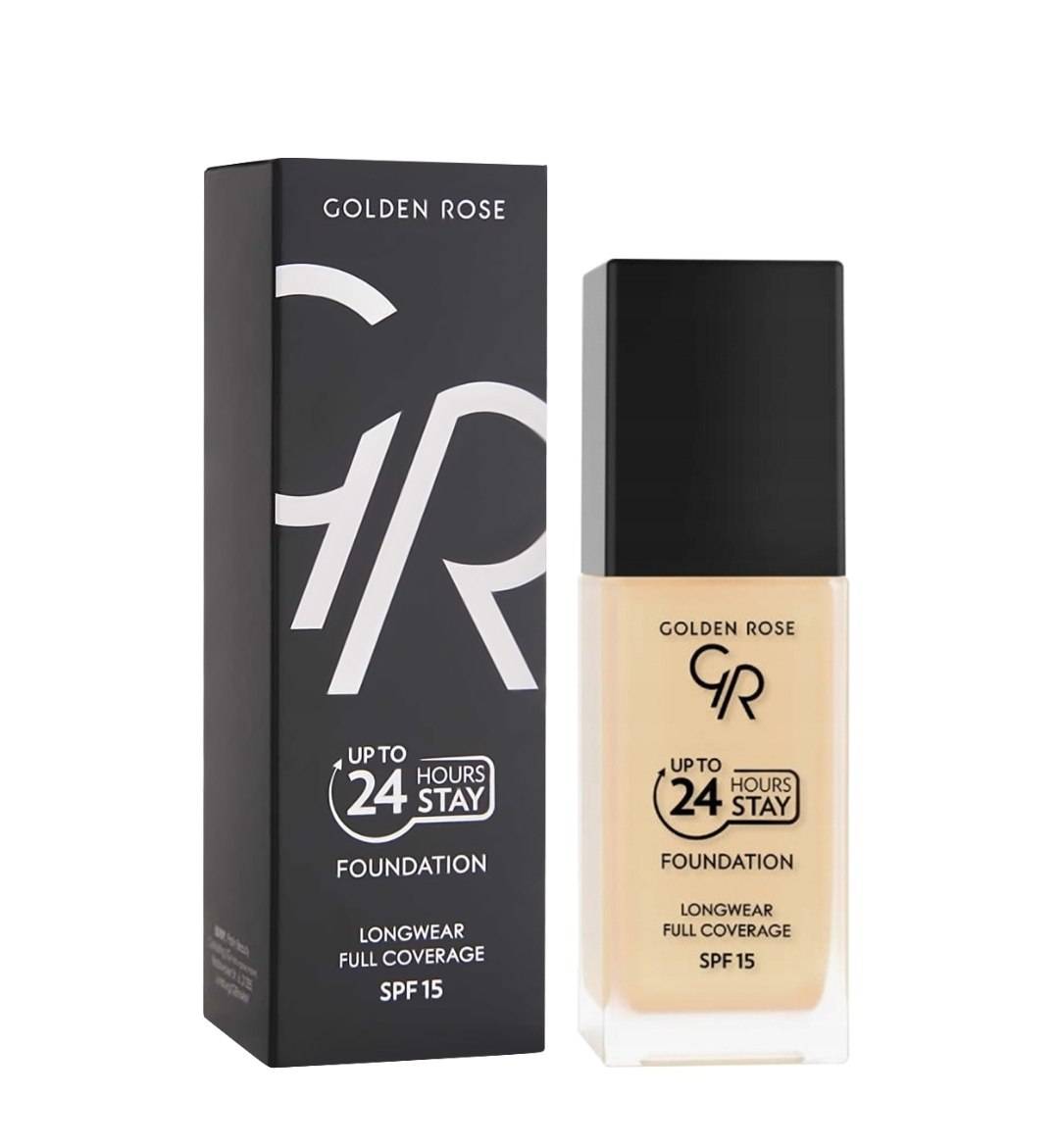 -2147483648_-210246 کرم پودر حرفه ای فول کاور گلدن GOLDEN ROSE دارای SPF15