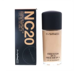 کرم پودر حرفه ای MAC مدل NC استودیو فیکس فلوید جحم 30 میل با SPF15 در سه شماره NC25،NC20،NC15