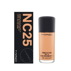 کرم پودر‌ حرفه ای مک مدل NC استودیو فیکس فلوید جحم 30 میل با SPF15 در سه شماره NC25،NC20،NC15
