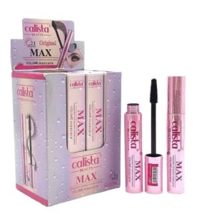 ریمل ضد آب مژه دار و حجم دهنده مکس کالیستا صورتی MAX calista BEAUTY اصلی