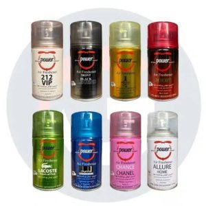 اسپری های خوش بو کننده هوا و منزل پاور POWER در7رایحه مختلف و خوش بو 270 میل و دارای پخش و ماندگاری عالی